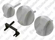 Ручки управления серые для Vaillant TurboMax AtmoMax, Турбо VUI AtmoVit VK INT, EcoCompact, AtmoCraft артикул 114288